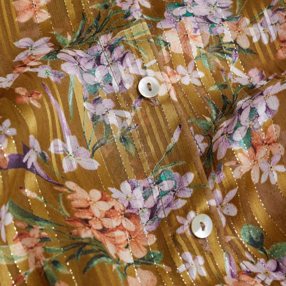 Mango floral print pleated dress bloggers fav - Picture 7 of 12